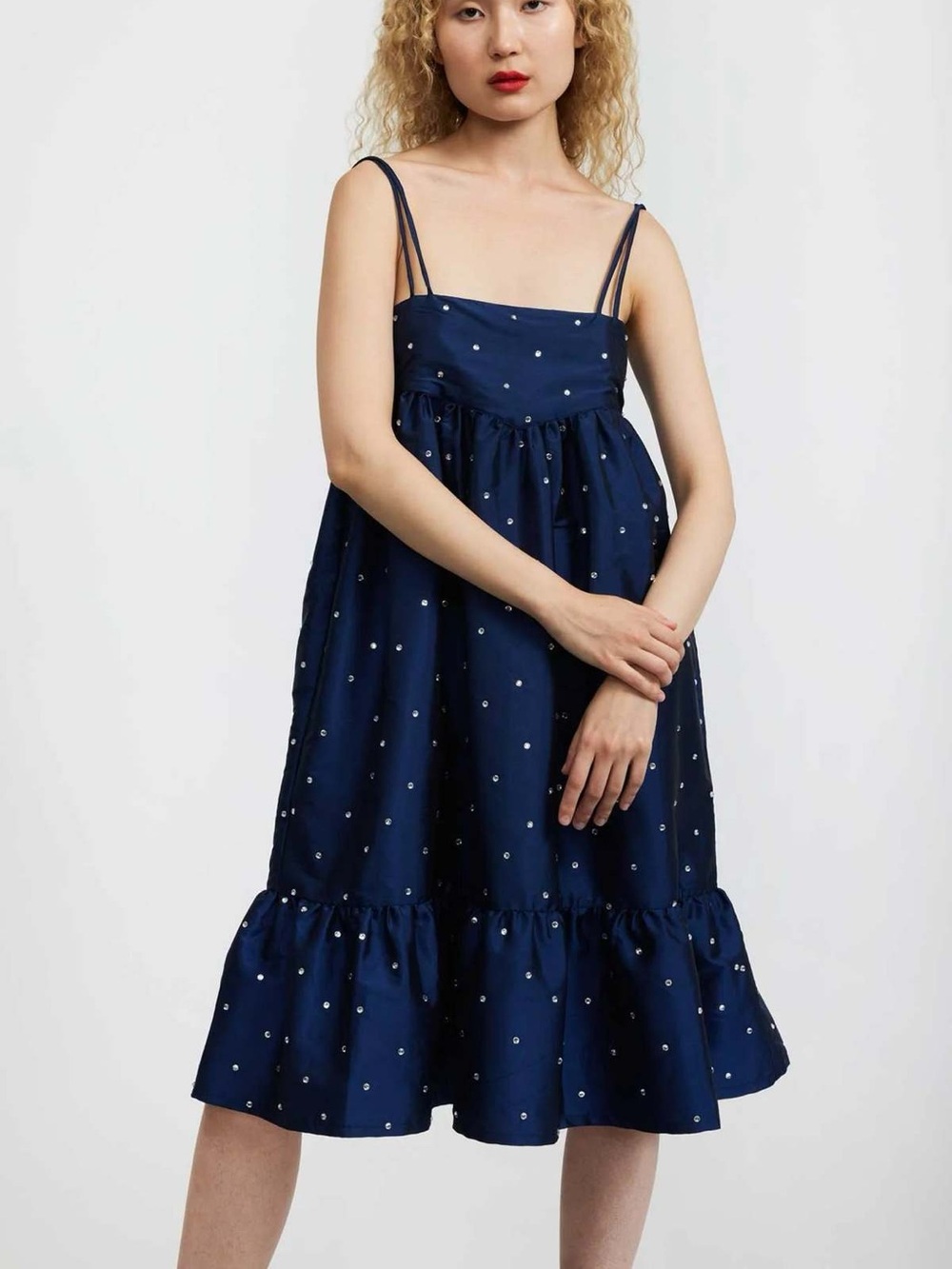 NWOT Batsheva Singer Dress - Navy